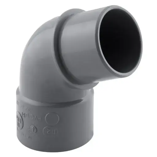 [COUDEPVC67 100MF] Coude PVC EVACUATION 67° MF  D100