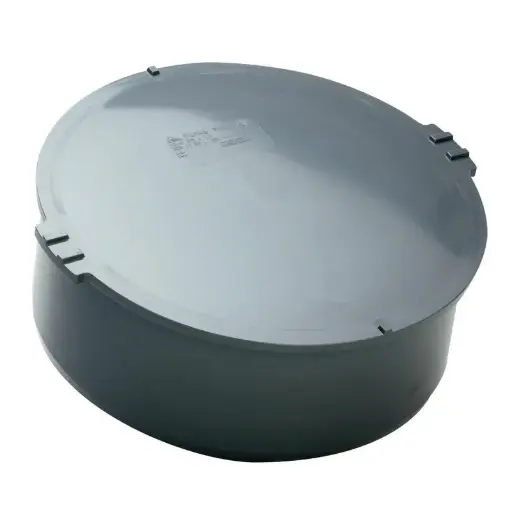 [BOU125CR] Bouchon PVC assainissement mâle Ø125