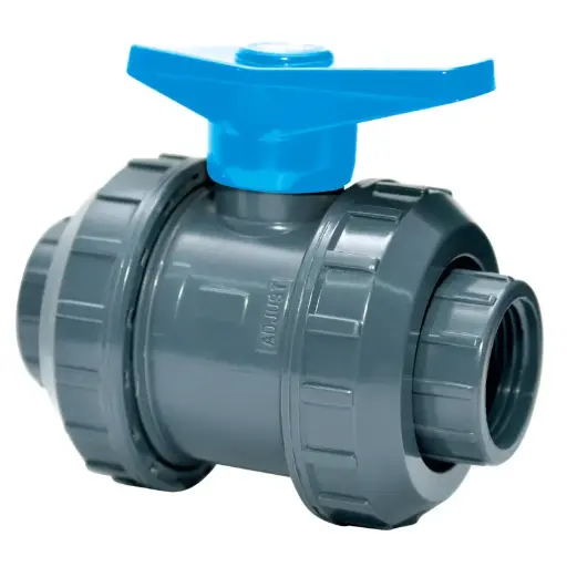 [VANNEPVC50] Vanne douPN16 DN50ble PVC à coller femelle 
