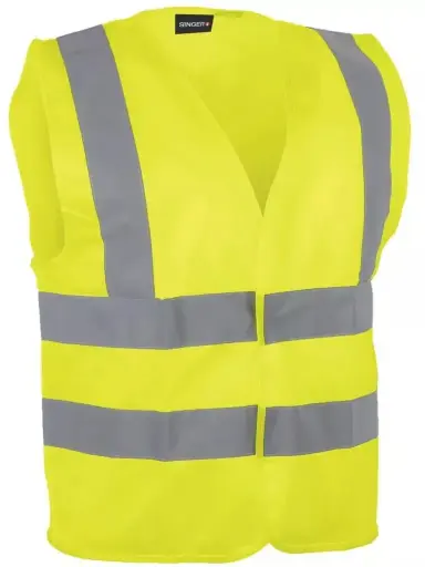 [GILET] Gilet de chantier jaune