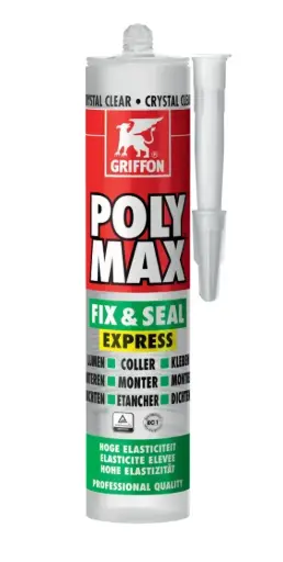 [POLYMAXCRYSTAL] Poly Max®Fix&Seal Express crystal, cart 300g