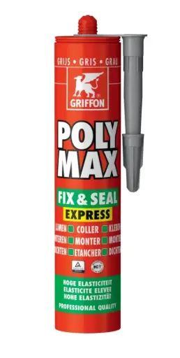[POLYMAXGRIS] Poly Max®Fix&Seal Express gris, cart 425g  