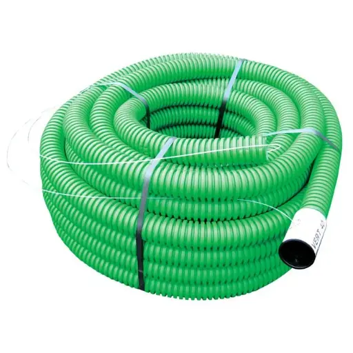 [G40V25] Gaine TPC Ø40 verte annelée 25ML