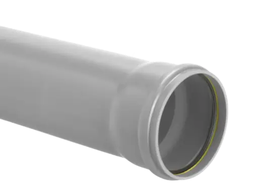 [125CR8] Tube PVC Assainissement à joint Ø125 CR8 NF Barre de 3 m