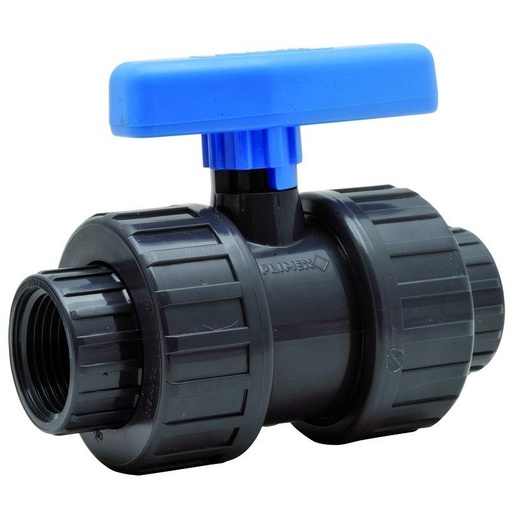 [58450] Vanne à sphère à visser pour PVC 63 x 2"