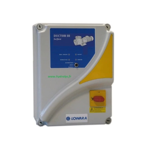 [5921280] Coffret Lowara DUCTOR III Pour Pompe Immergée Mono
