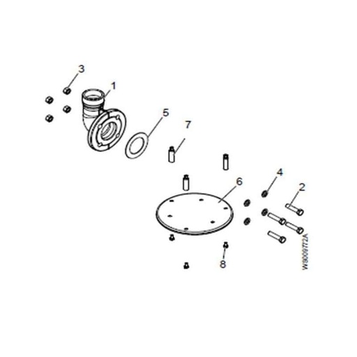 [80714000] Kit S Flygt 65 mm fileté