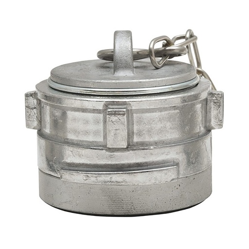 [1090A40] Raccord pompier aluminium bouchon DN40