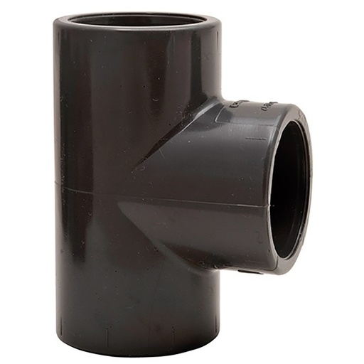 [TEPVCP75] Té égal 90° PVC-U Pression à coller PVC 75