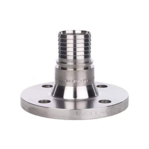 [33CA150BR] Raccord acier galvanisé bride DN150 - cannelé 150 mm