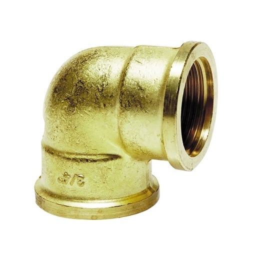 [90L50] Raccord laiton à visser Coude FF 50 x 60 ou 2"