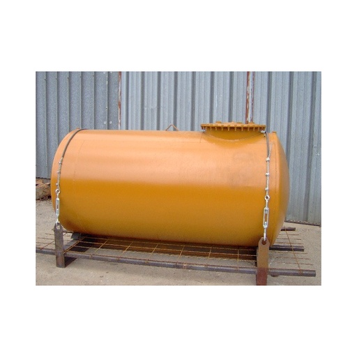 [cc5000] Cuve de récupération d'eau de pluie en acier cylindrique simple paroi 5000L