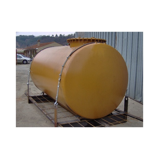 [cc60000] Cuve de récupération d'eau de pluie en acier cylindrique simple paroi 60000L