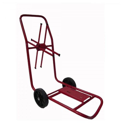 [Chariot devidoir rouge] Chariot rouge avec devidoir