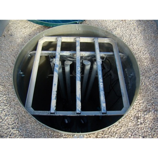 [GA1200] Grille anti-chute cadre inox 1200x1200