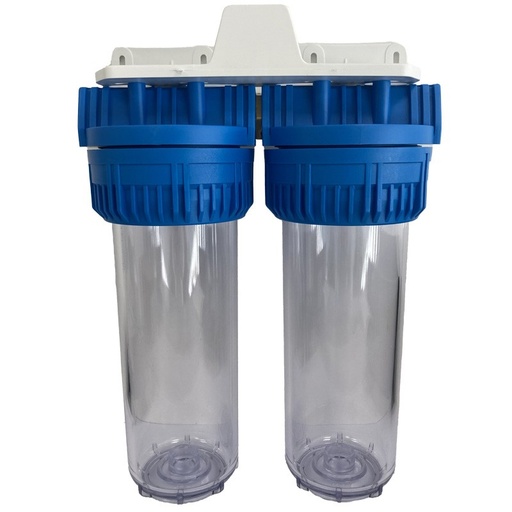 [KM-A1121015] Porte filtre Duplex vide 9" 3/4