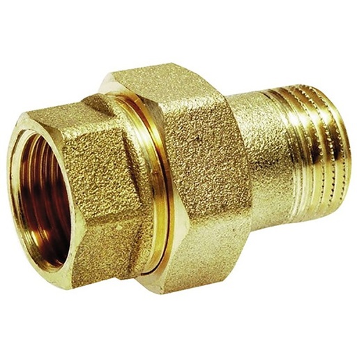 [UD20] Raccord union droit laiton à visser MF 20 x 27 ou 3/4"