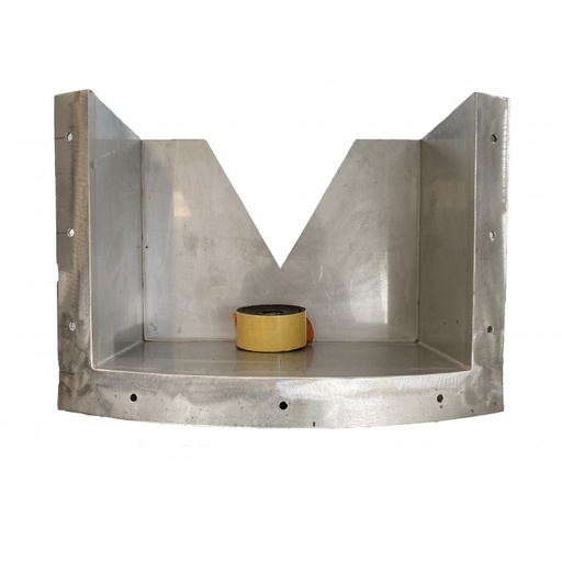 [VINOX60-304] Boite seuil V inox angle normalisé comptage hauteur - débit